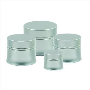 China 7g 15g Gel Nail Aluminum Bottle And Jar 30g 50g Round Aluminium Cream Jar Silver Black factory