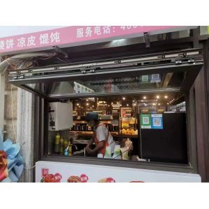 Vista Chalet Style Folding Window Framing Glacier Views with Triple Pane Thermal