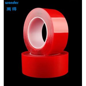 Strong Bonding Red NANO Tape Roll Custom Easily Mount Adhesive