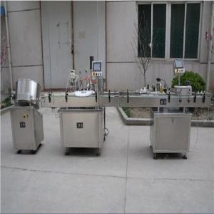 China Medicine Eye Drop Filling And Capping Machine With Unscramble Bottle , Vibration Plate factory
