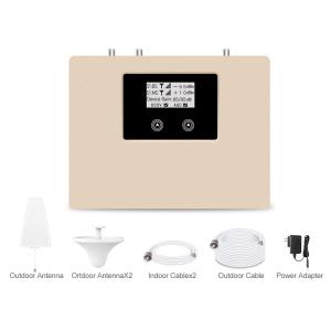 China 800 / 1800MHz 4G Signal Booster , Indoor Outdoor Antenna Cell Phone Repeater Kit factory