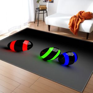3D living room carpet, bedroom, dining room floor mat, door mat, pattern size