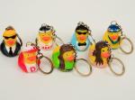 OEM Singer / Swan Character Mini Duck Keychains Toy BPA Free Vinyl Material