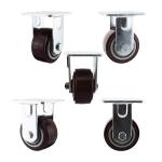PU 4 Inch Replacement 440LBS PP Core Heavy Duty Rigid Casters