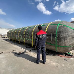 China ISO14409 Certified Marine Salvage Airbags with 10 ~ 40 ton/m Loading Capacity and No Air Leakage factory