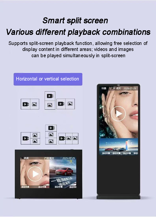 Wholesale 32inch Portable Outdoor Waterproof High Brightness Lcd Display Digital Signage Advertising Display