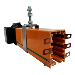 China Aluminium Conductor Rail Collector 4p 80a Poles Enclosed Crane Insulation factory