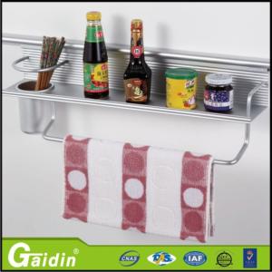China Metal kitchen accessories wall mount aluminum kitchen storage rack factory