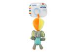 Plush Owl / Fish Teether Safe Infant Baby Toys With Rainbow Coloured Fabrics