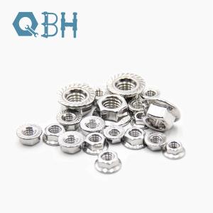 China Galvanized 304 Stainless Steel Flange Nuts M3 - M90 factory