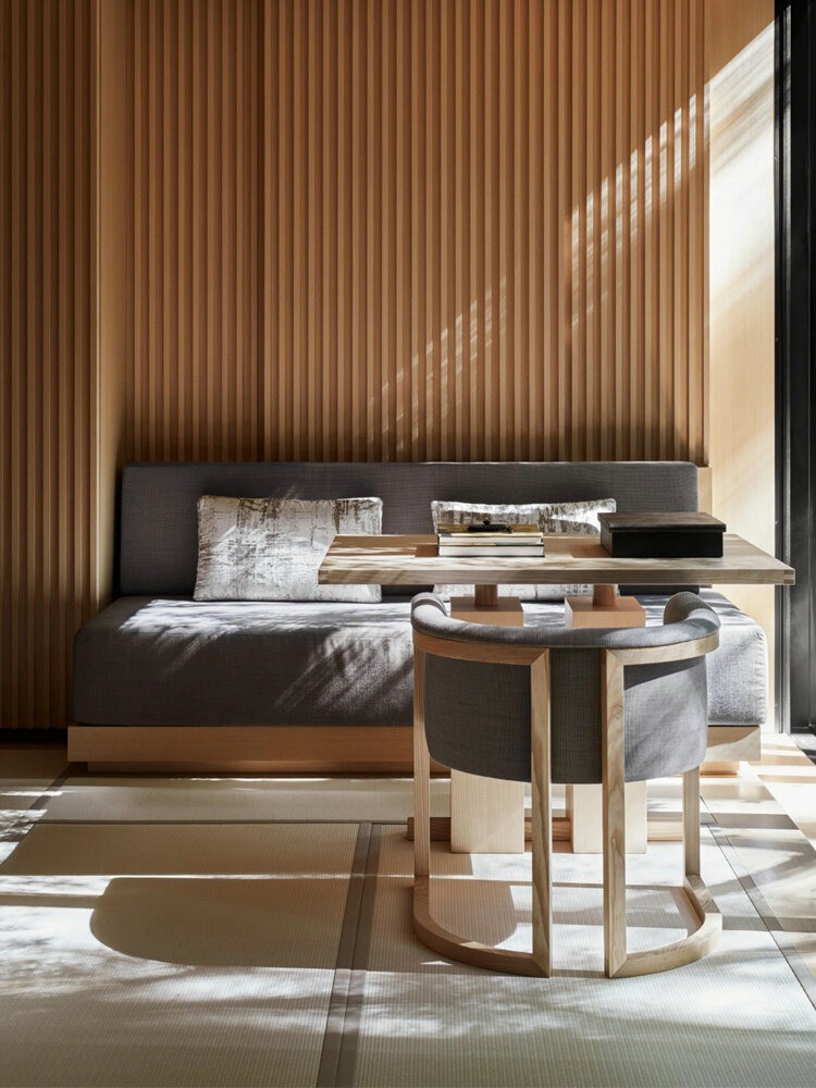 Modern Interior Star Hotel Logs Custom Solid Wood Furniture
