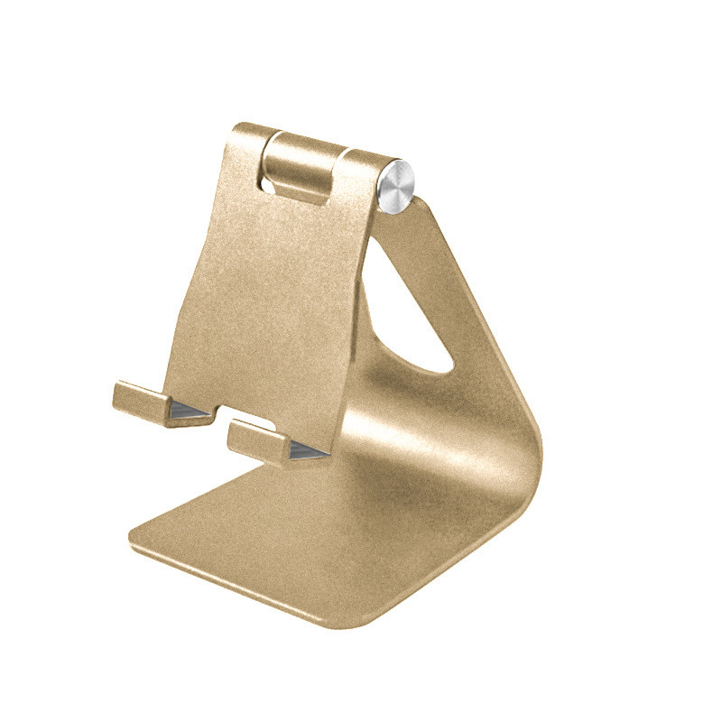 Aluminum mobile phone bracket swivel shaft adjustable universal metal desktop bracket 80*74*100mm