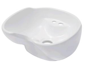 China Professional Salon Equipment Parts / Ceramic Salon Shampoo Sink White Color factory