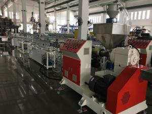 China High Output Drink Straw Extrusion Machine Single Screw Plastic Extruder factory