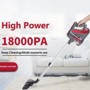 China Powerful Household 18000PA Handheld Push Rod Vacuum Cleaner Portable Vertical Cleaner factory