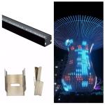 Outdoor Waterproof LED Linear Light 24 - 48VDC IP66 RGBW Full Color DMX512