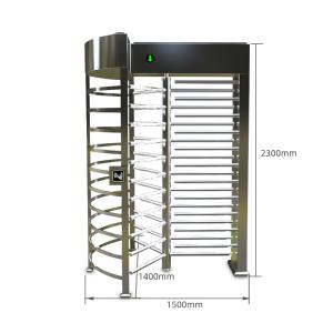 China Construction Site Security Turnstiles , Custom Full Body Turnstile ISO Approved factory