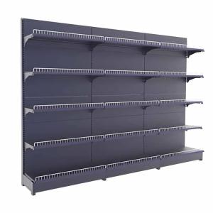 China Factory custom color size metal supermarket shelves supermarket racks supermarket gondola factory