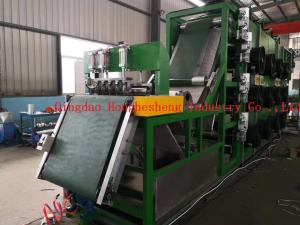 China EPDM Mesh Belt Film Batch Off Cooling Machine 700mm factory