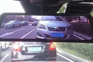 China Vehicle Mounted Rear View Mirror Camera Recorder 120 Degree Dual Lens factory