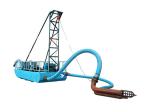 Durable Carbon steel jet suction dredger with jet pump and sand pump for river