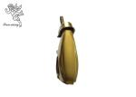Antique Brass Color Casket Handle Hardware , Coffin Accessories Iron Material