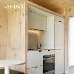 Factory Wholesale Hotel Small Kitchen Design Modern Mini Kitchenette Set