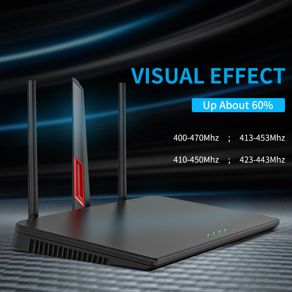 Indoor and Outdoor Dual Band ABS Vertical Wifi Antenna with 2.4G/5.8G Frequency Range