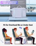 Purple 17.3 inch Laptop Airline Approved Carry On Luggage As Personal Items
