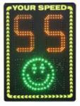 Original Road Warning LED Solar Radar Speed Sign for Urban Expressway Traffic