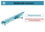 Customizable Width Belt Conveying Equipment For Logistics Powered By Electricity