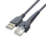 Spring Coiled Spiral USB Scanner Cable For Ls4278 Ds6707 Ds6708