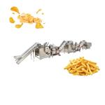 Full Automatic Potato Frozen French Fries Making Machine 500kg/h