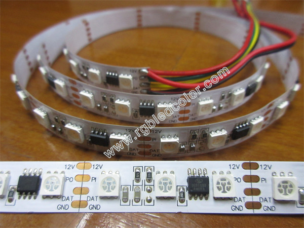 China dc12v dmx flex led strip light factory