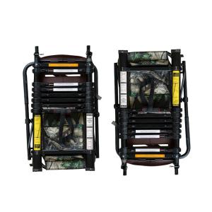 China 2600mm Aluminum Hunting Tree Stand Folding Ladders 8 Steps factory