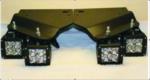 ATV Front LED work light Mounting Bracket , Car Front Bumper License Plate