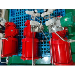 China Pneumatic actuator of pipeline valves Metal Seated Ball Valves Spring Return Pneumatic Actuator VSF  Closed Loop Control System on sale