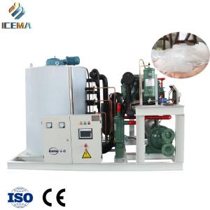 China 8 Tons Seawater Flake Ice Machine Commercial Flake Ice Maker on sale