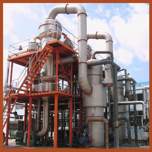 Automatic Vacuum Falling Film Evaporator System Multi Effect With CIP Cleaning