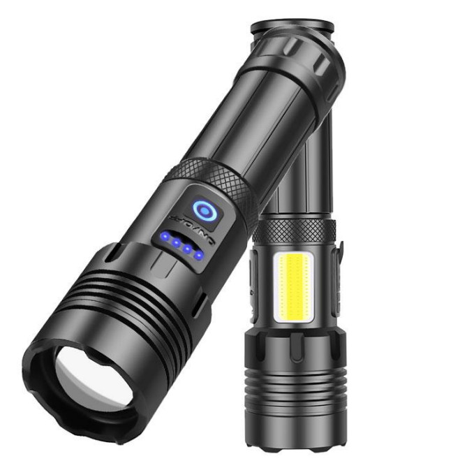 High Power Emergency LED Torch Flashlight Adjustable Focus for Camping