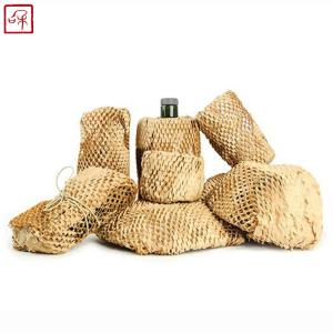 China 45CM*30M Bamboo Pulp Recycled Materials Honeycomb Paper For Wine Box Packaging factory