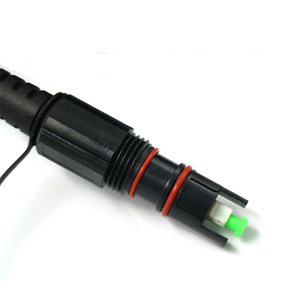 Waterproof Mini SC/APC To SC/APC FTTH Fiber Optic Patch Leads