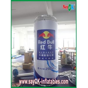 China Fireproof Inflatable Beer Can Model Drinks Bottle in Strong Oxford Cloth factory