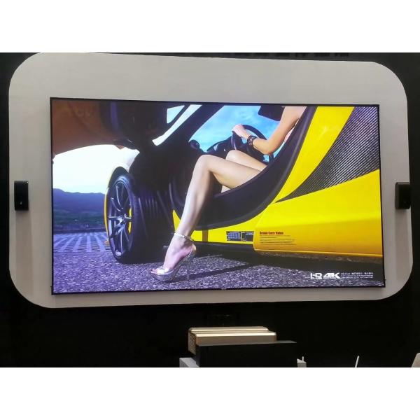 China 120" Ambient Light Rejection Fixed Frame Projector Screen PET Material 4K Compatible factory