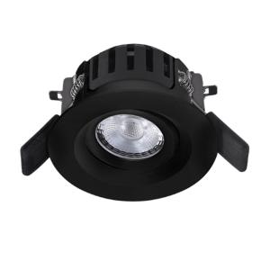 China Slim Cutout 83mm 640lm Dimmable LED Downlights 360 Degree Rotatable factory