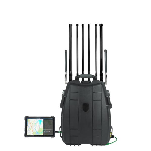 Backpack Multi Band Omni Drone Detector and Jammer 2-in-1 400-6000MHz Detection