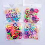wholesale fashion nylon hair ties 50 pcs per set 3 cm towel high elastic baby