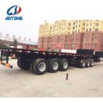 30 Years of Exporting 3 Axle 4 Axle Flat Bed Truck Semi Trailer from ISO9001