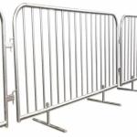 2m 2.2m 2.5m Outdoor Crowd Control Barriers Galvanized Metal Traffic Barrier