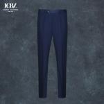 100% Wool Men's Pants Business Black Suit Pants Slim Casual Straight Dress Pants